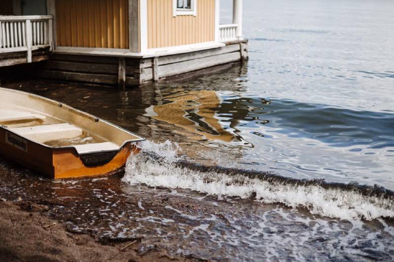 Ahtola, sauna. Bottenstocks
